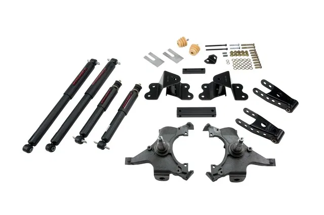 690ND – BELLTECH Lowering Kit, 2 Inch Front 4 Inch Rear Drop Shock Absorbers Included With Nitro Drop II Shock Absorb...